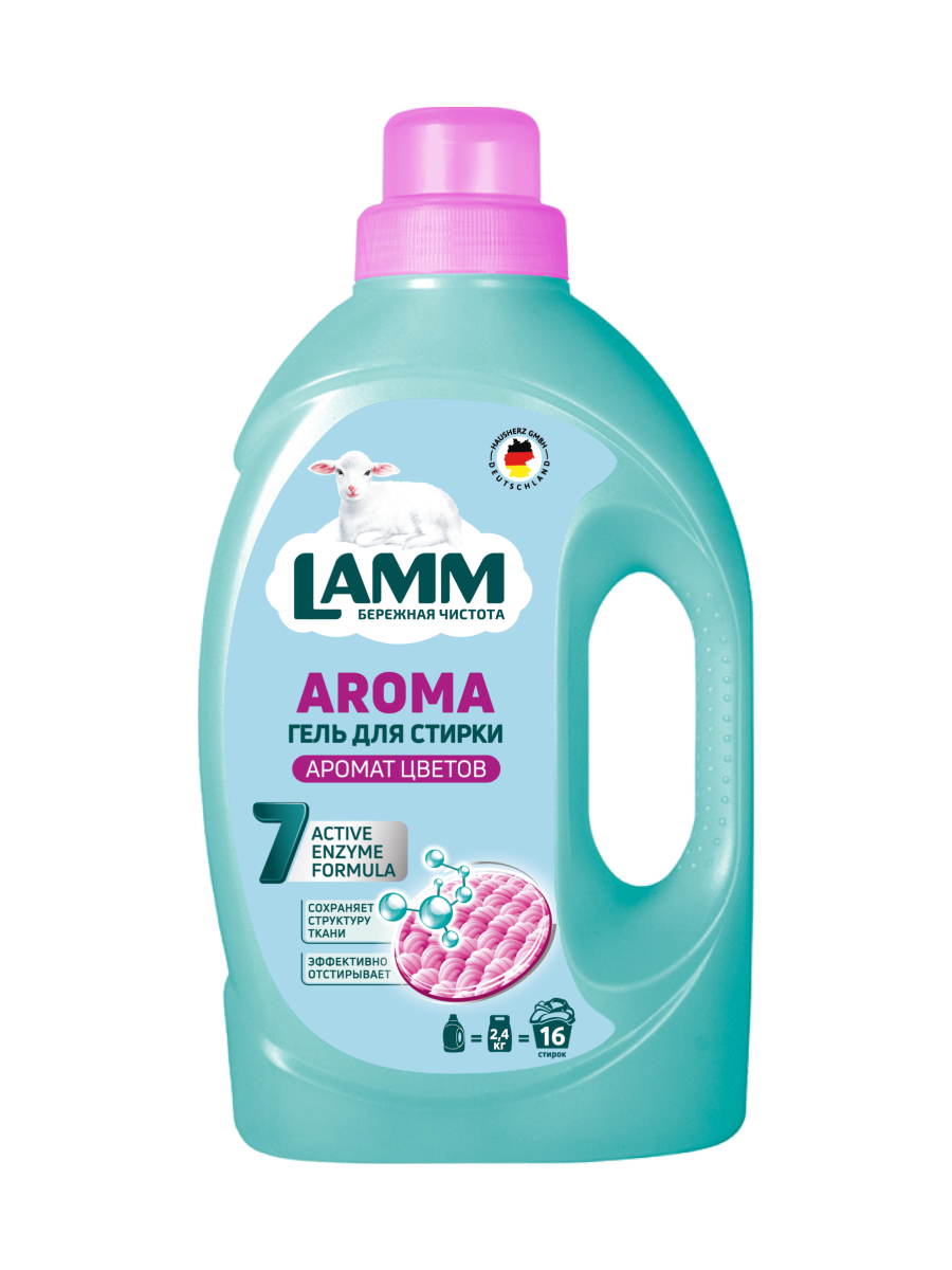 Гель для стирки Lamm Aroma, 16 стирок, 1.04кг