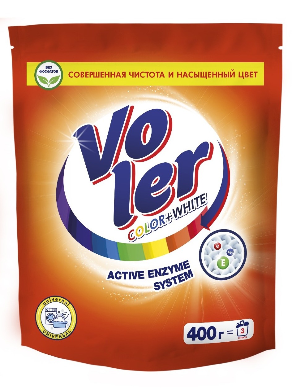 Стиральный порошок Voler, универсальный, 3 стирки, 400г