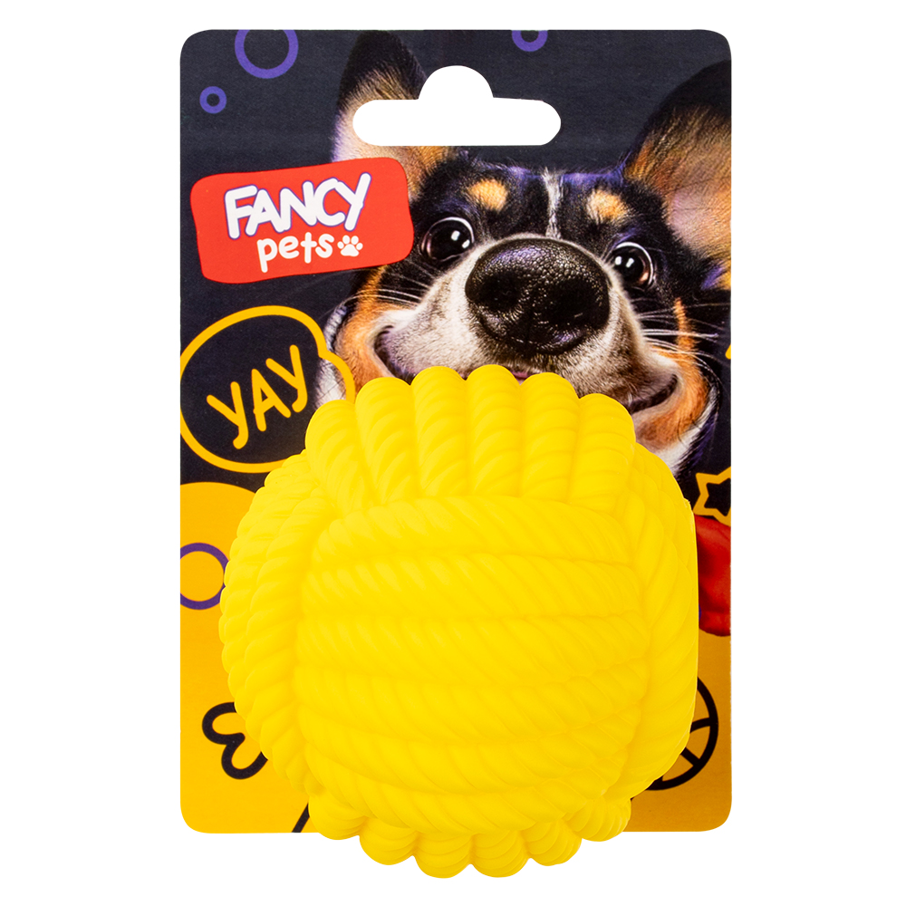 Игрушка для собак Fancy Pets Мячик узел, 6.5см