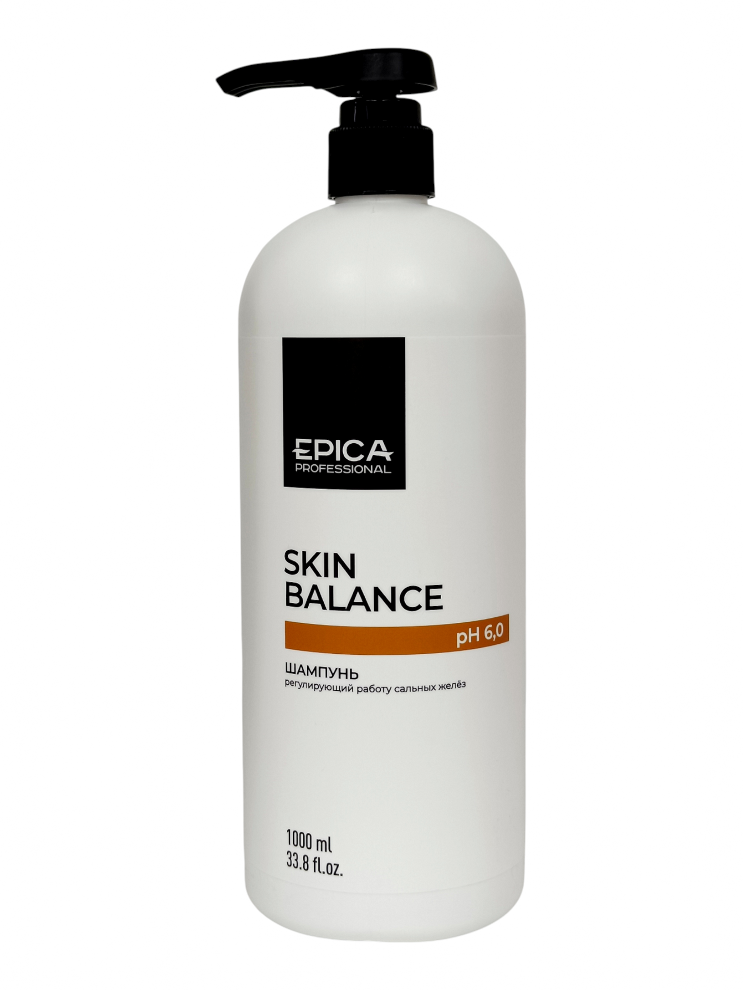 Шампунь для волос Epica Skin Balance, регулирующий работу сальных желёз, 1000 мл