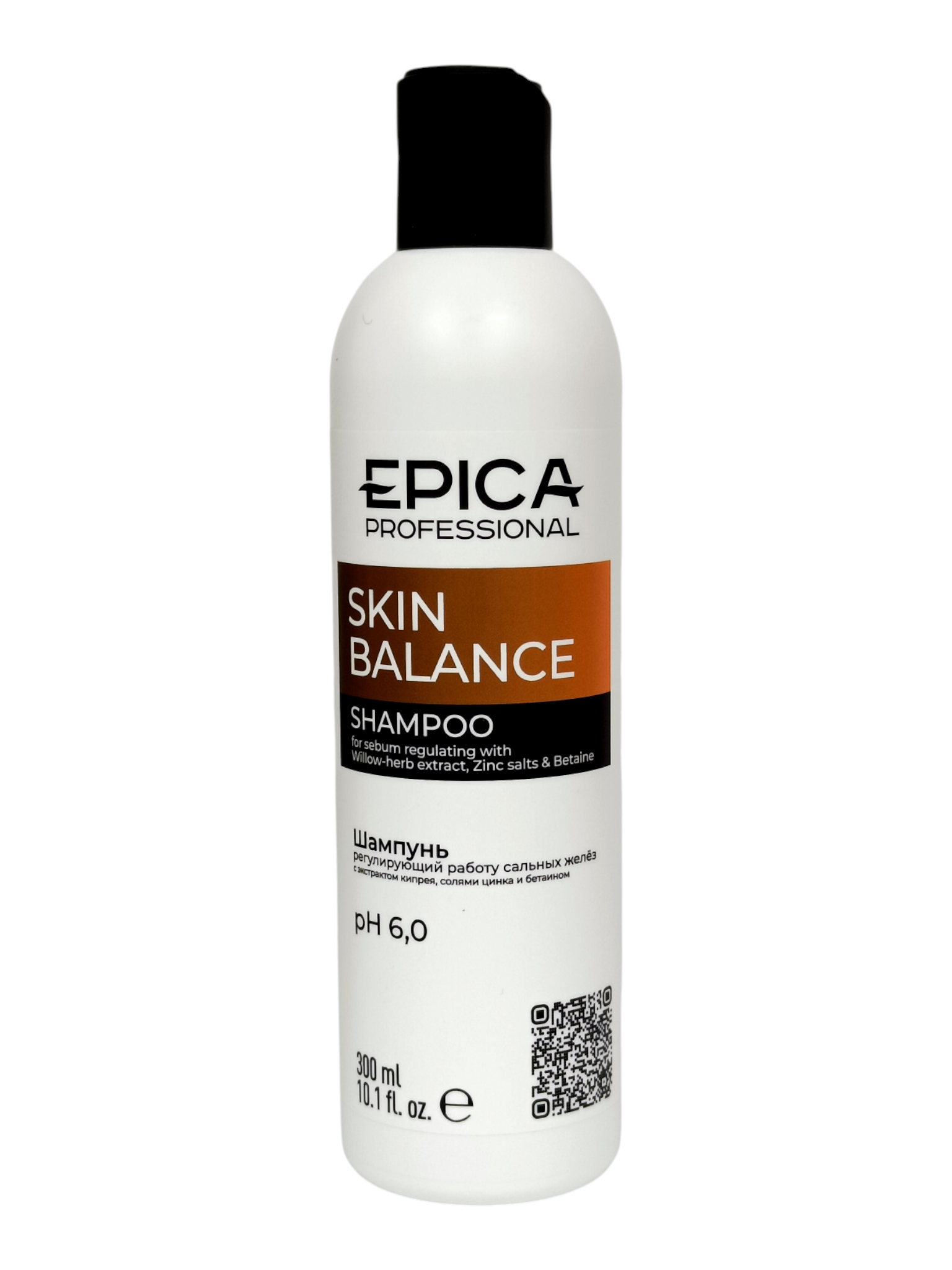 Шампунь для волос Epica Skin Balance, регулирующий работу сальных желёз, 300 мл