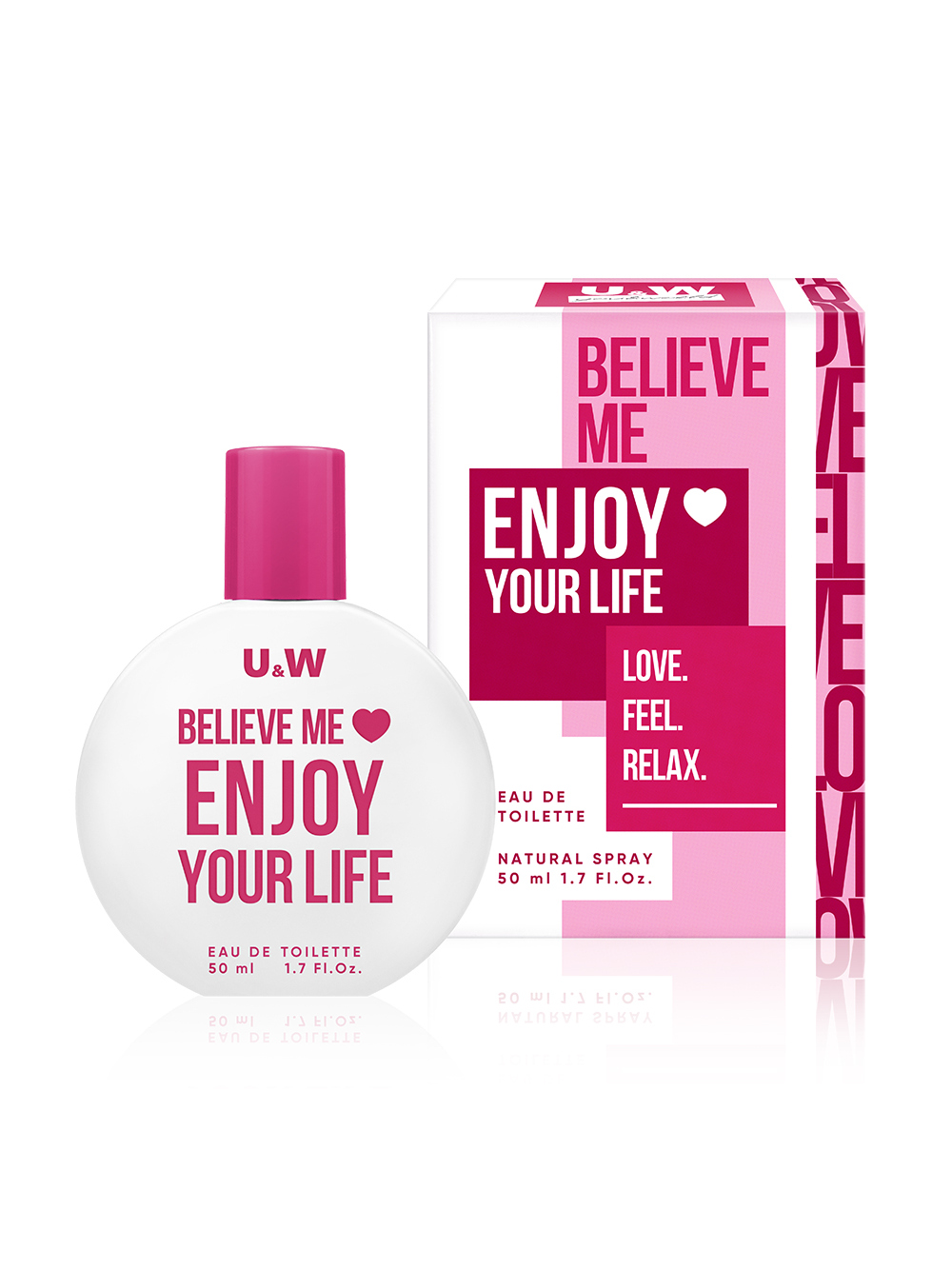 Туалетная вода женская Believe me Enjoy your life, 50 мл