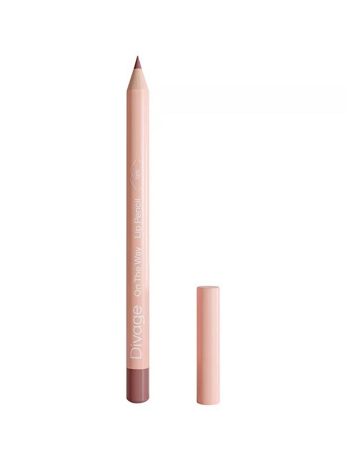 Divage Карандаш для губ On The Way Lip Pencil Тон 02 розово-бежевый