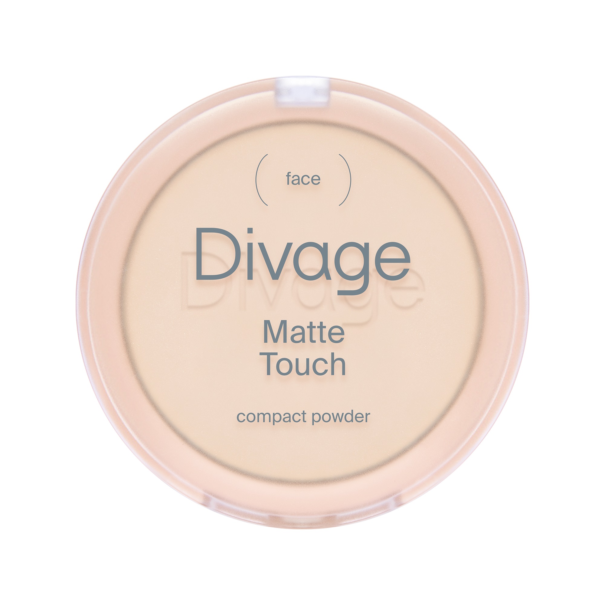 Divage Пудра Компактная Matte Touch Compact Powder Тон 01 слоновая кость, fair