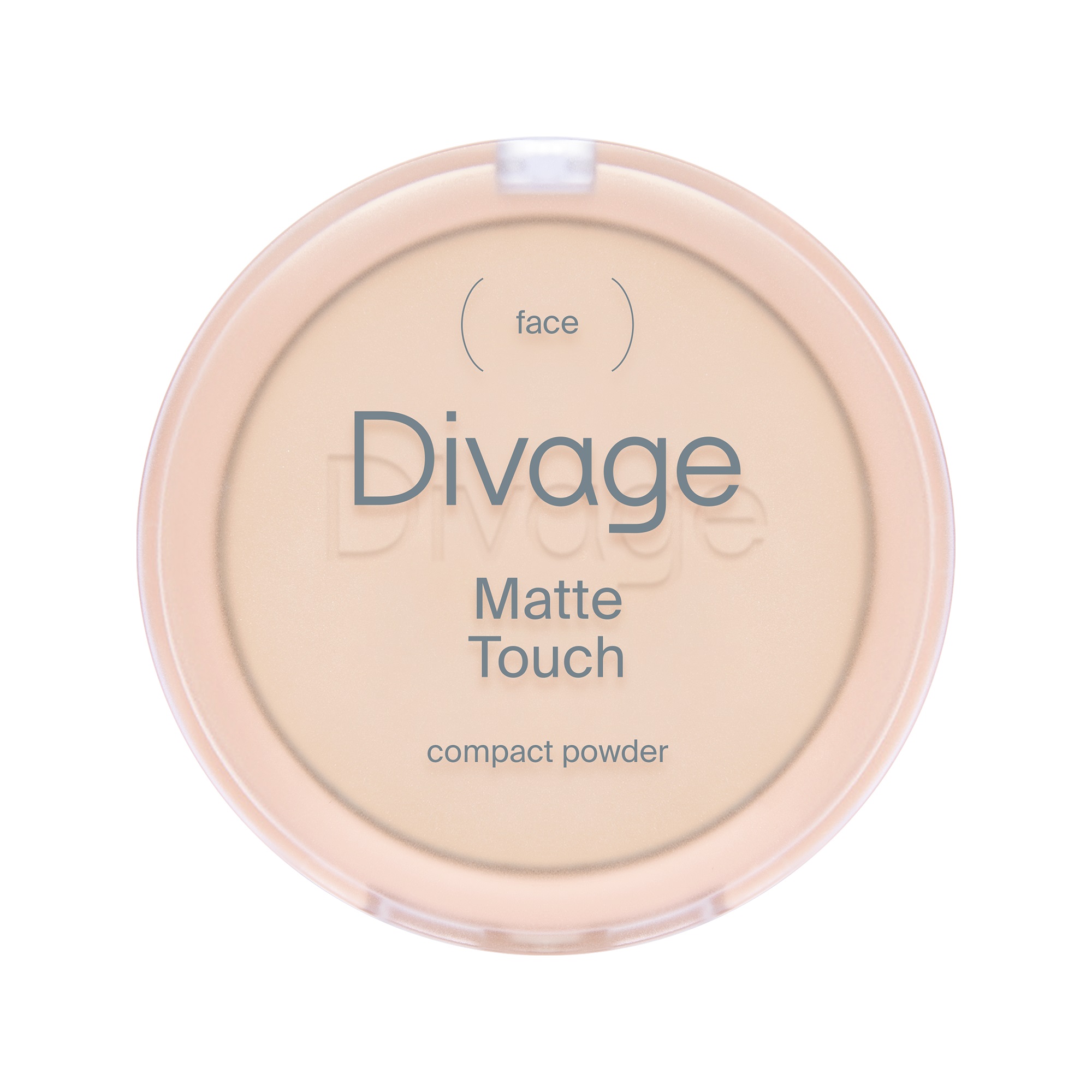 Divage Пудра Компактная Matte Touch Compact Powder Тон 02 светлый бежевый, ivory