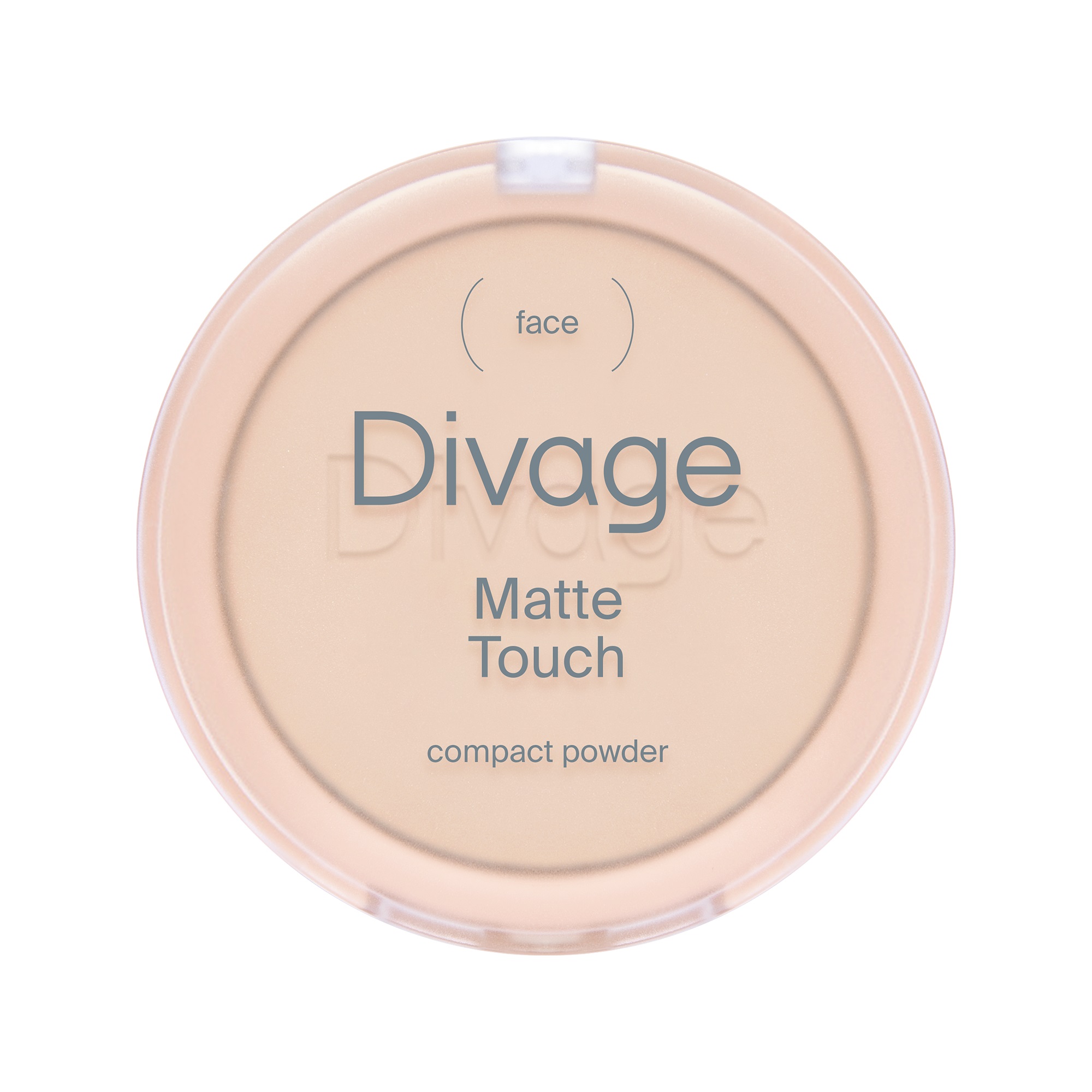 Divage Пудра Компактная Matte Touch Compact Powder Тон 03 теплый бежевый, beige