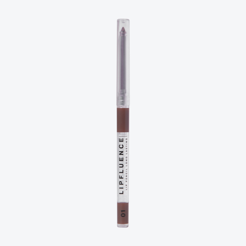 Карандаш для губ Influence Beauty Lipfluence, автоматический, тон: 01 коричневый, 0.28г