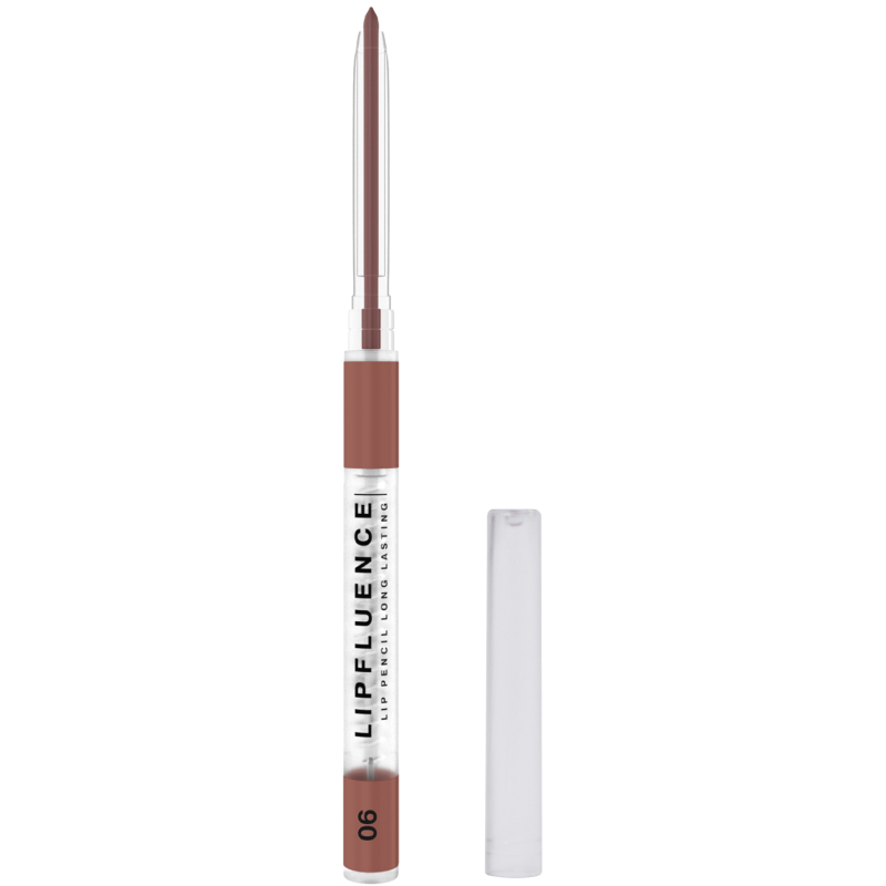 Карандаш для губ Influence Beauty Lipfluence, автоматический, тон: 06 нюд коричнево-бежевый, 0.28г