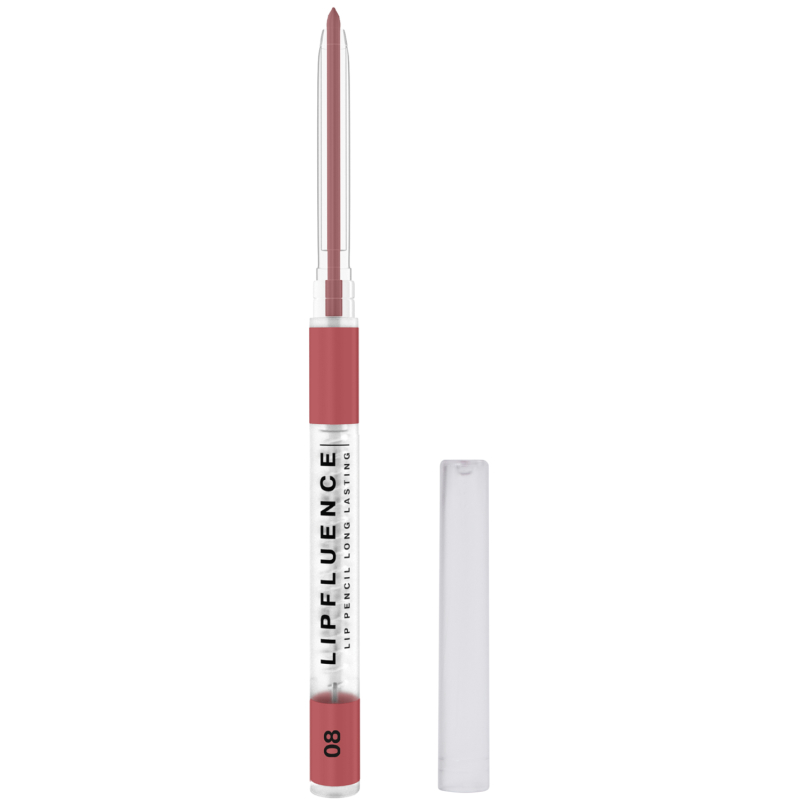 Карандаш для губ Influence Beauty Lipfluence, автоматический, тон: 08 нюд натуральный розовый, 0.28г