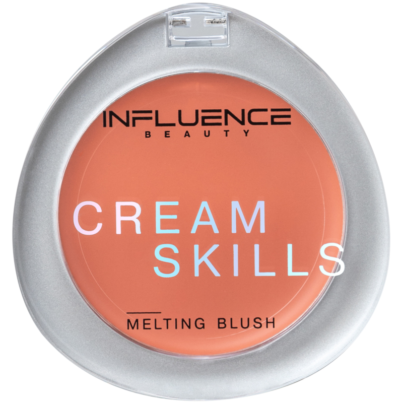 Румяна кремовые Influence Beauty Cream Skills, тон: 01 персиковый, 2.5г