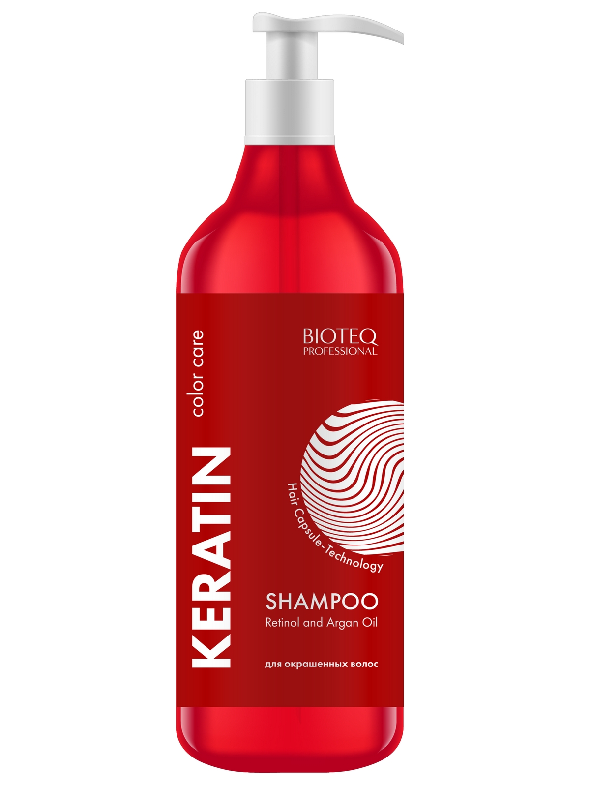 Шампунь Bioteq Keratin, для окрашенных волос, 750мл