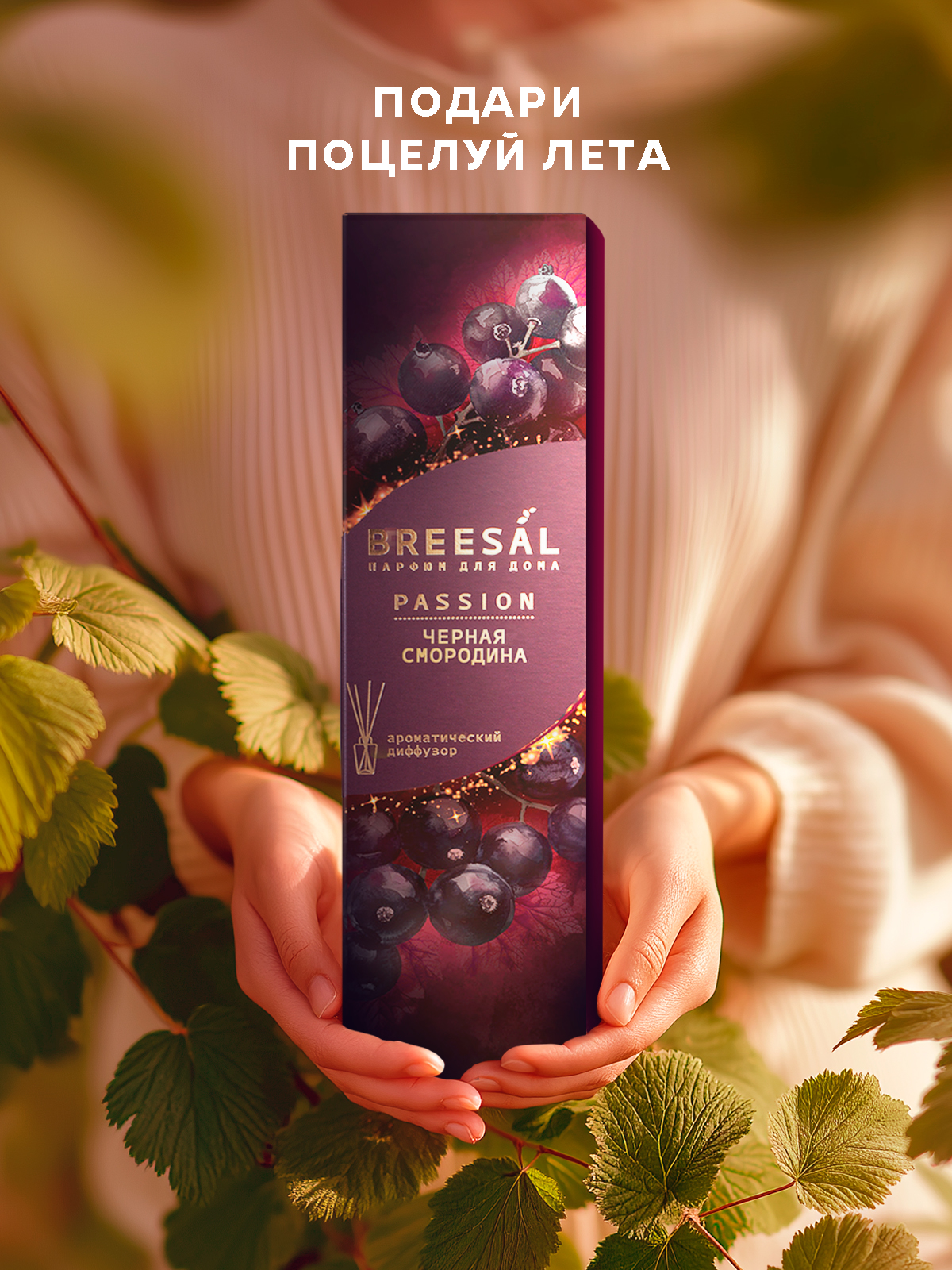 Парфюм для дома Breesal Passion Черная смородина, 70мл