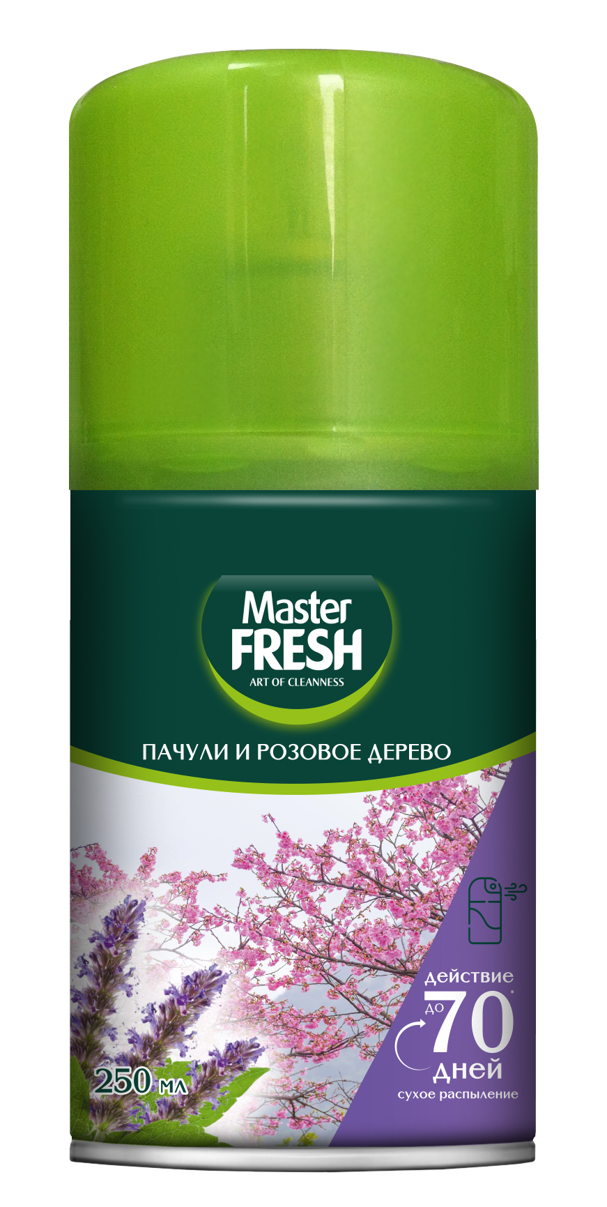 Освежитель воздуха Master Fresh Fusion Пачули и розовое дерево, сменный баллон, 250мл