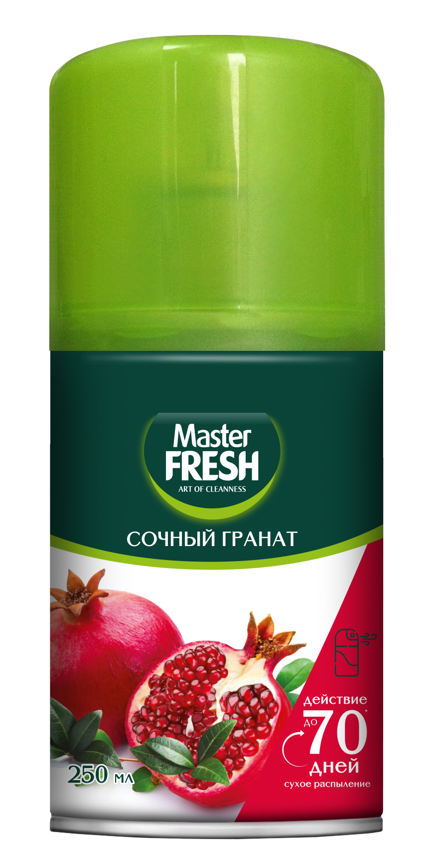 Освежитель воздуха Master Fresh Fusion Сочный гранат, сменный баллон, 250мл