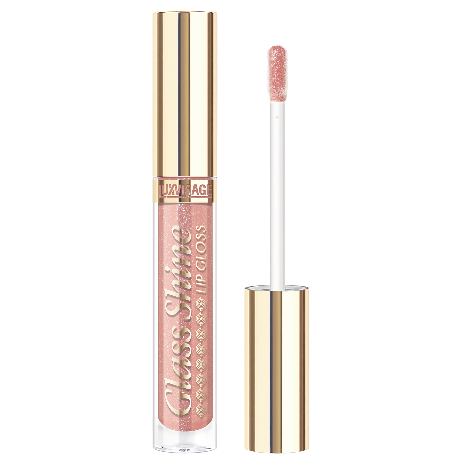 Блеск для губ LUXVISAGE Glass Shine тон 10 Caramel Nude