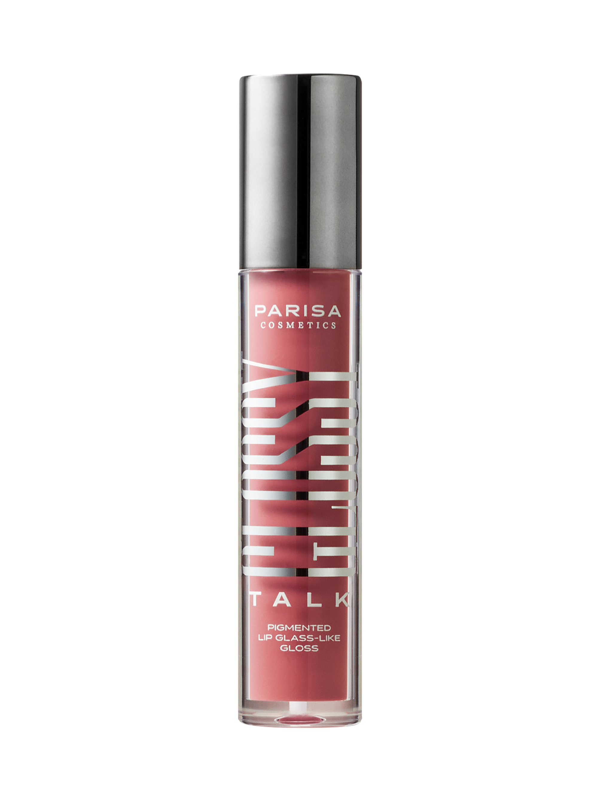 Блеск для губ Parisa Cosmetics Glossy Talk Pigmented Lip Glass-Like Gloss, тон: 204 Rose Jam, 5мл