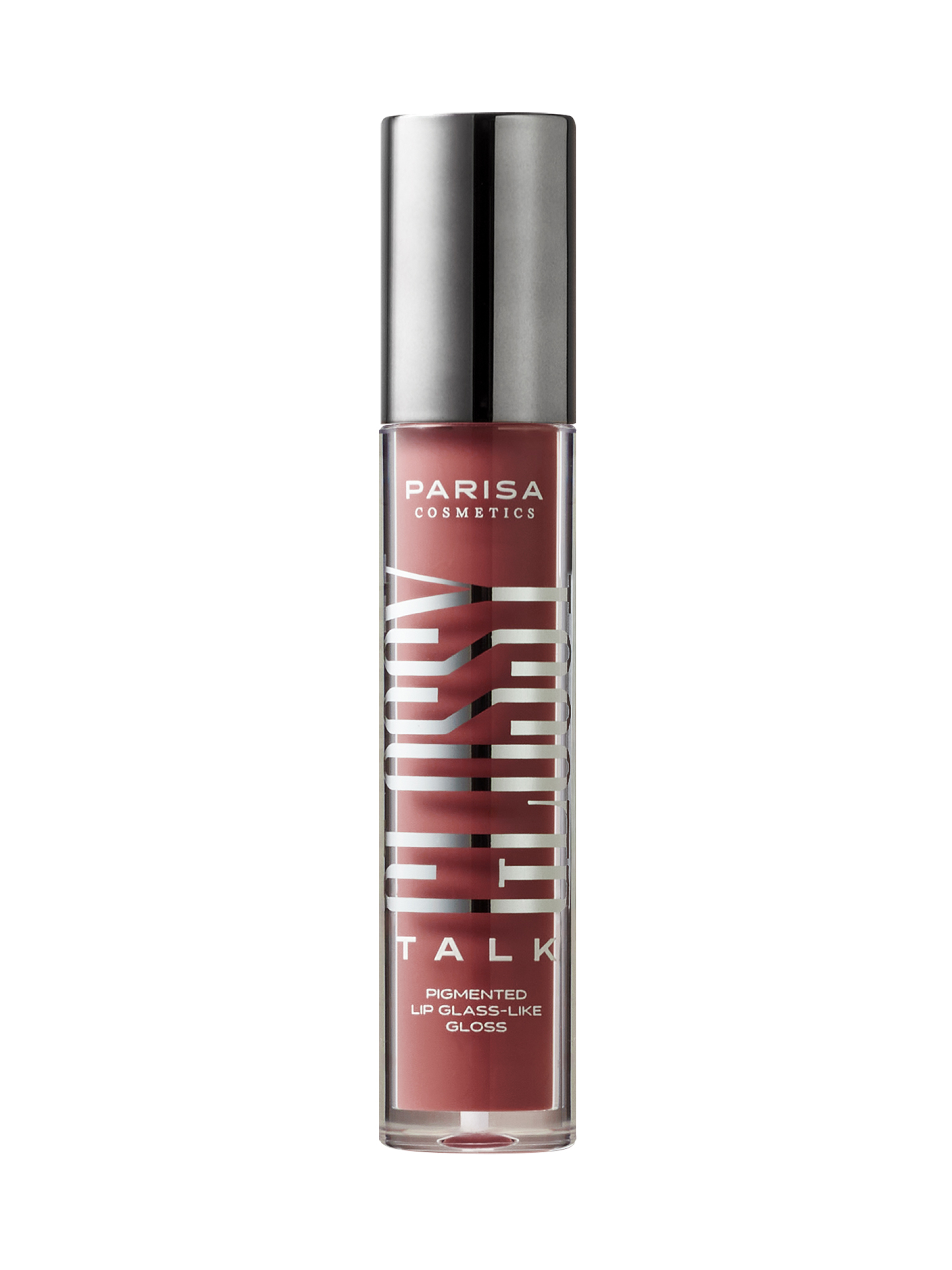 Блеск для губ Parisa Cosmetics Glossy Talk Pigmented Lip Glass-Like Gloss, тон: 205 Berry Truffle, 5мл