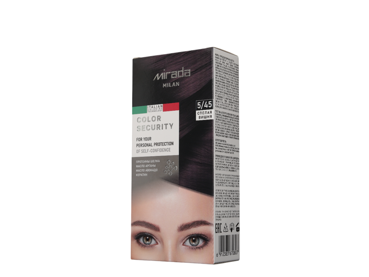 Краска для волос Mirada 5/45 Спелая вишня