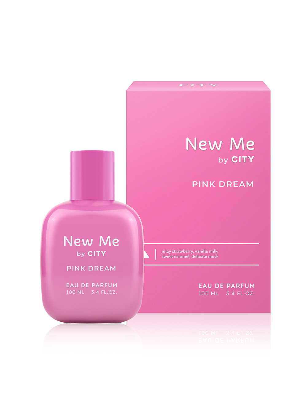 Парфюмерная вода женская City Parfum New Me Pink, 100мл
