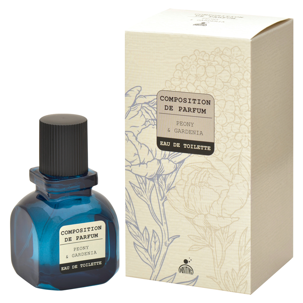 Туалетная вода женская ПОЗИТИВ ПАРФЮМ COMPOSITION DE PARFUM PEONY & GARDENIA 50 мл