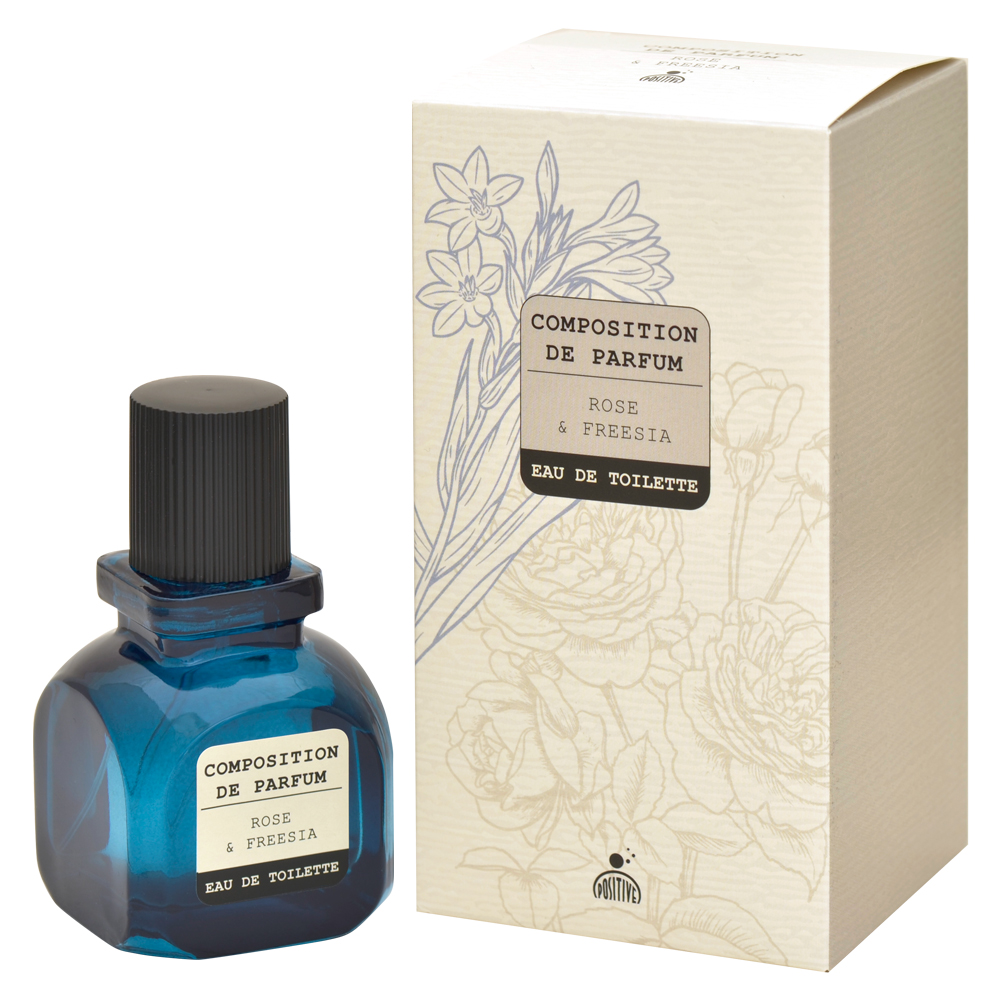 Туалетная вода женская ПОЗИТИВ ПАРФЮМ COMPOSITION DE PARFUM ROSE & FREESIA 50 мл