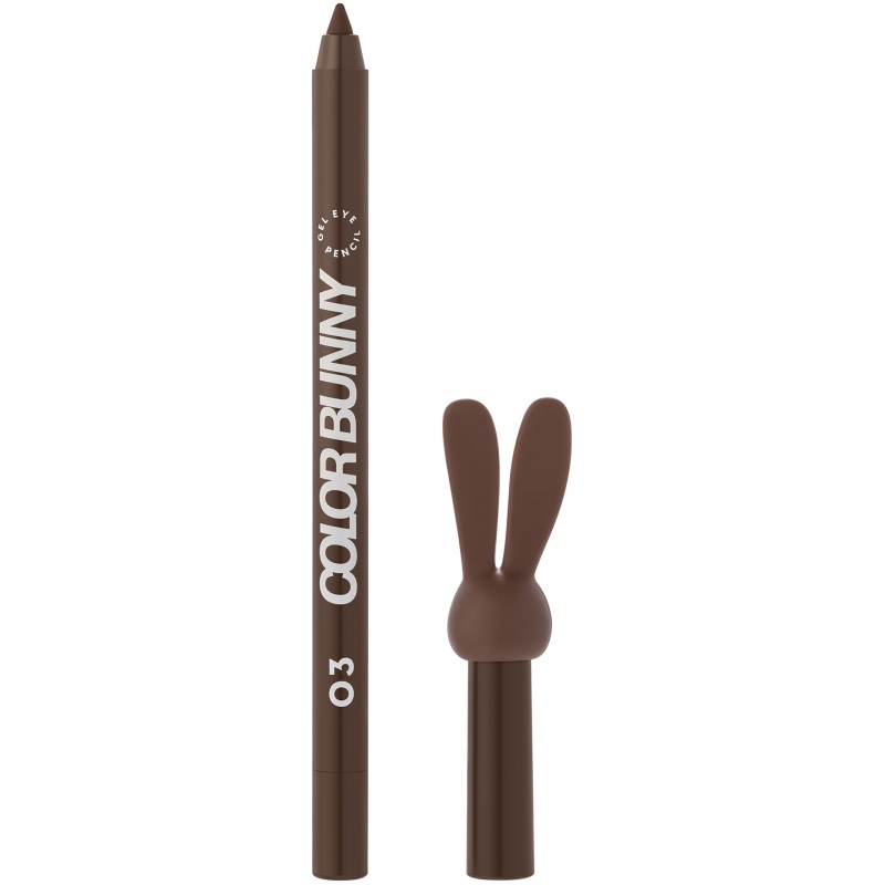 Карандаш для глаз Love Generation Color Bunny гелевый, стойкий, насыщенный, тон 03, коричневый