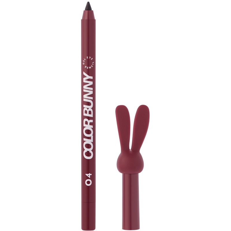 Карандаш для глаз Love Generation Color Bunny гелевый, стойкий, насыщенный, тон 04, бургунди