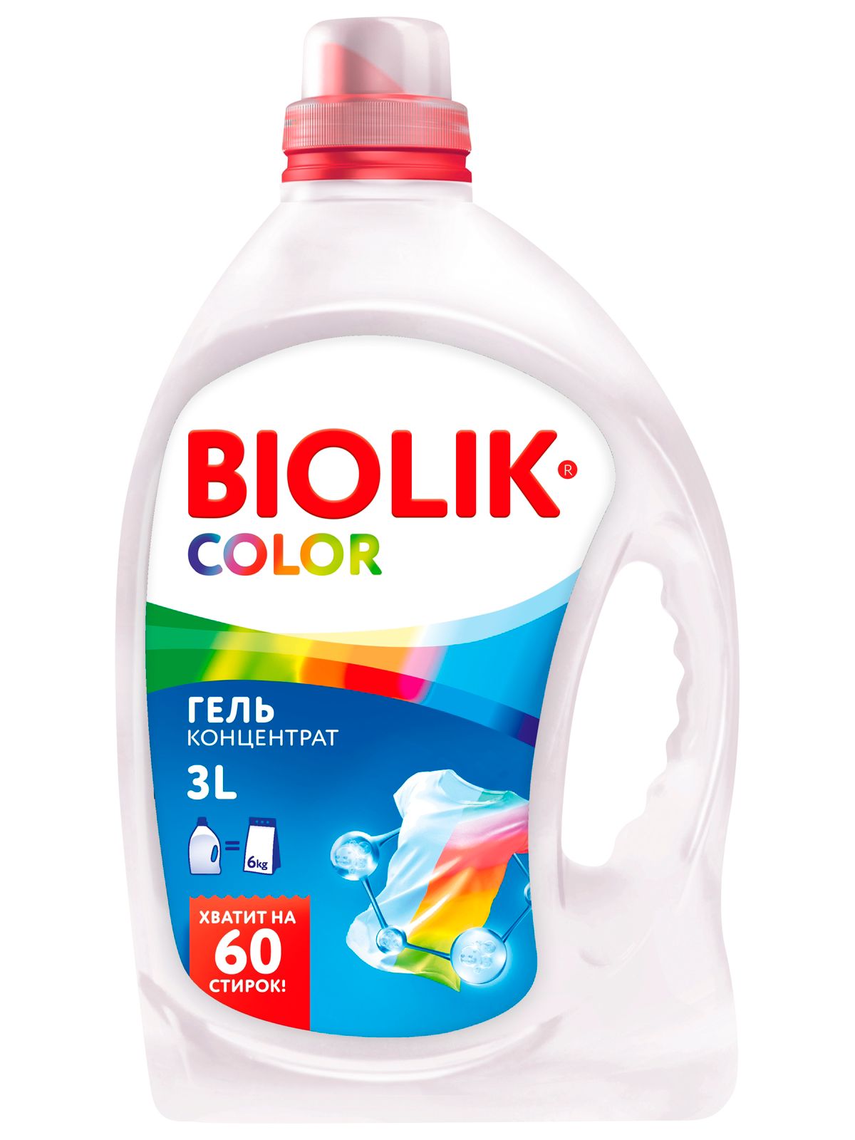 Гель для стирки BioLik Color для цветного белья 3000мл