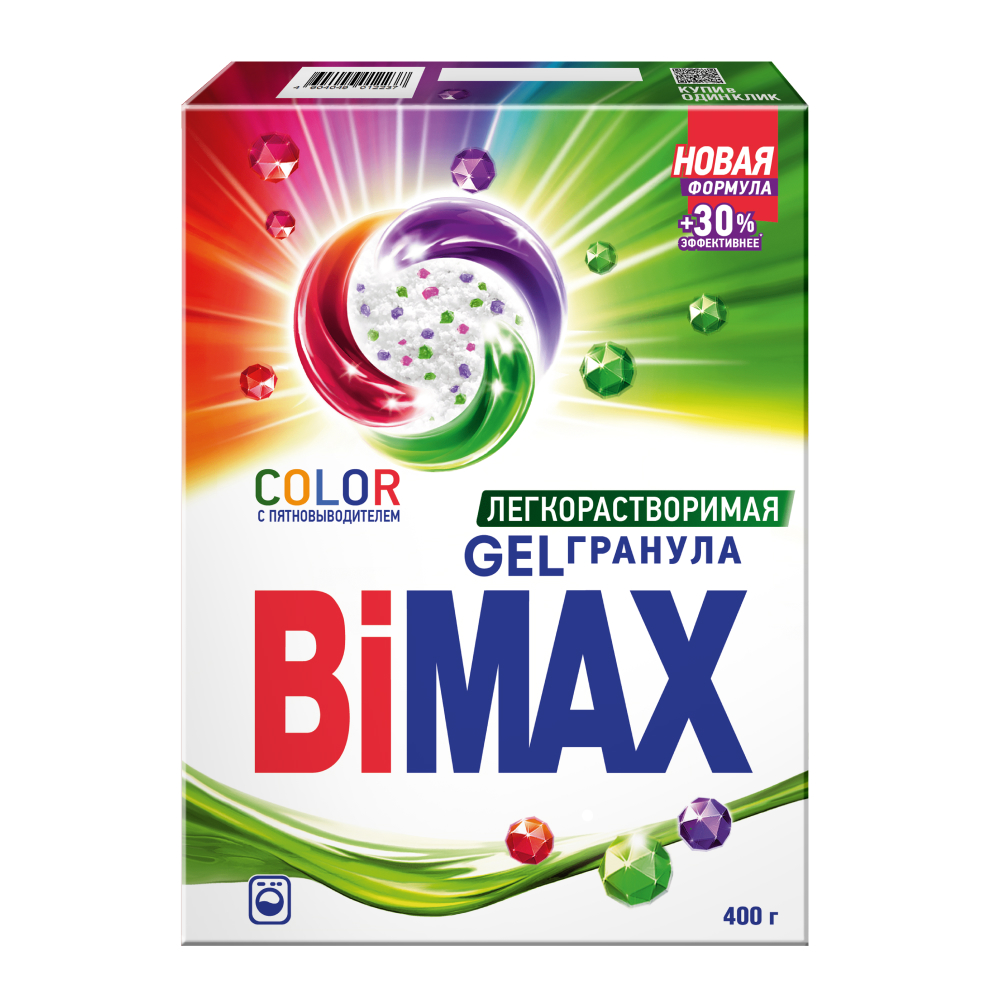 Стиральный порошок BiMax Color Сила цвета автомат, 400г