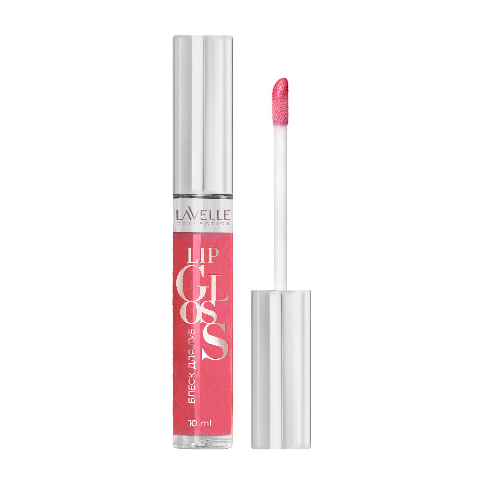 Блеск для губ Lavelle Lip Gloss Silver, тон: 48 чайная роза, 10мл