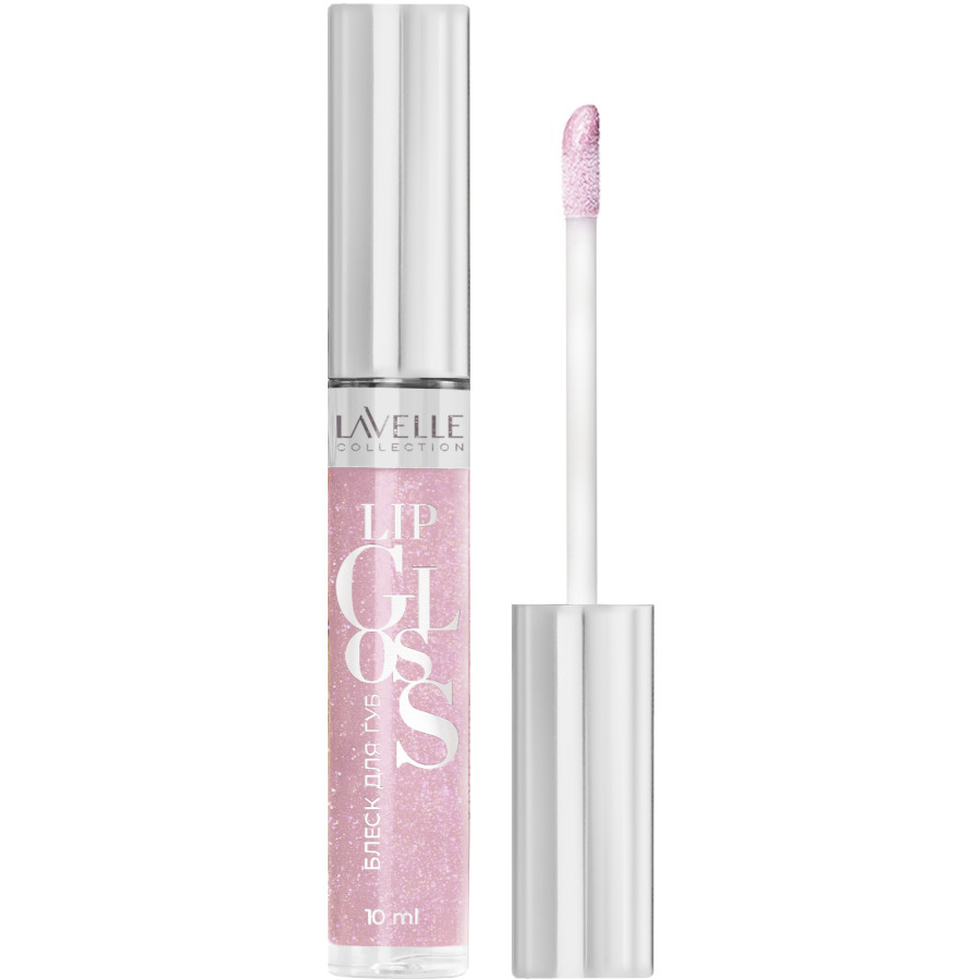 Блеск для губ Lavelle Lip Gloss Silver, тон: 59 розовый жемчуг, 10мл
