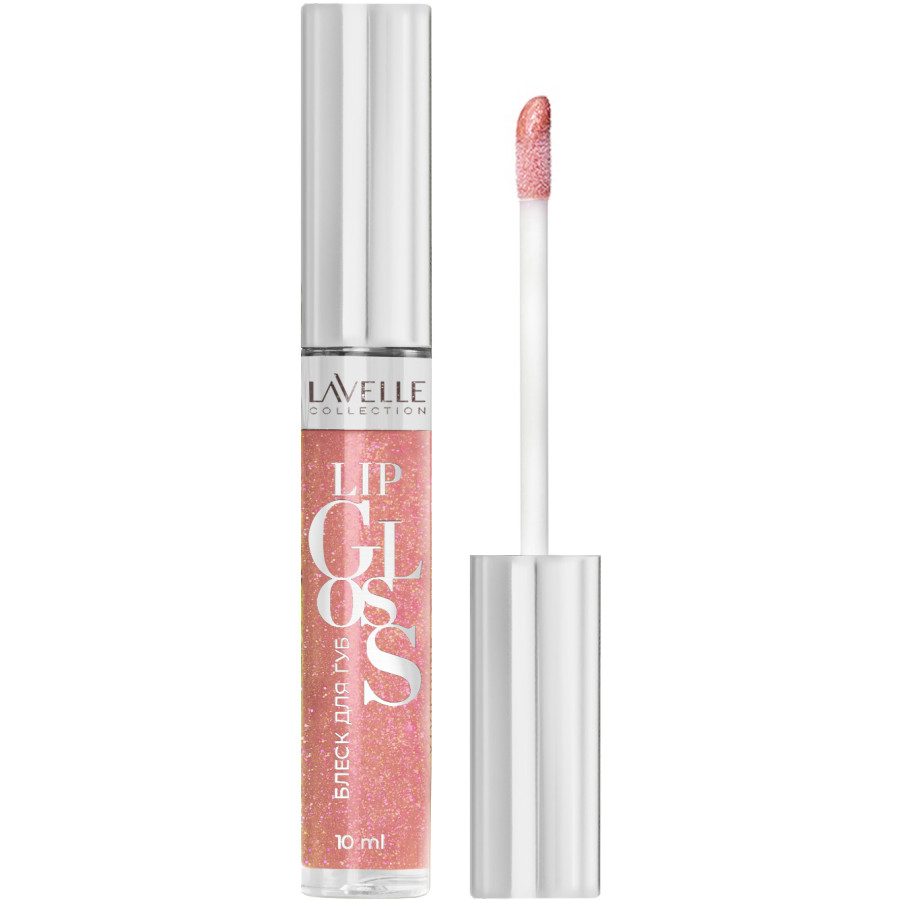Блеск для губ Lavelle Lip Gloss Silver, тон: 64 карамельный искрящийся, 10мл
