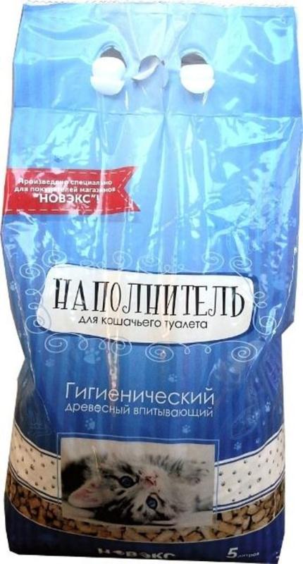 Наполнитель для кошачьего туалета Древесный, 5л