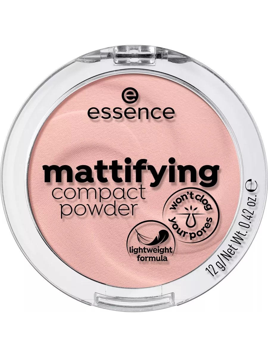 Пудра для лица Essence Mattifying Compact Powder, тон: 10 Light Beige, 12г