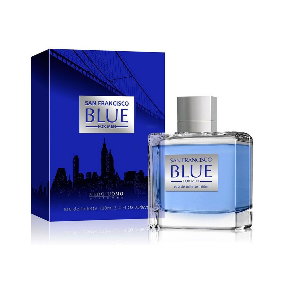 Туалетная вода мужская Vero Uomo Сан-Франциско Блю (San Francisco Blue), 100мл