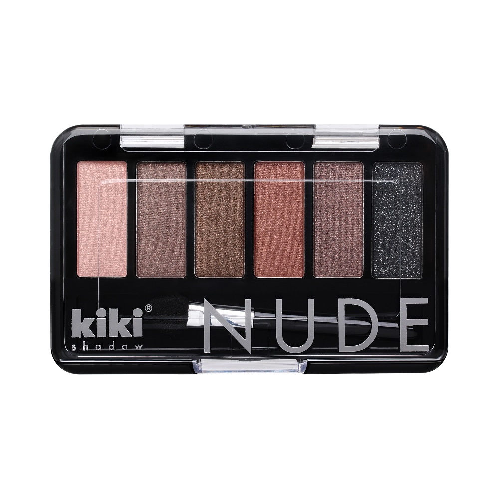 Тени для век Kiki Nude, 6 цветов, тон: 901, 2.76 г