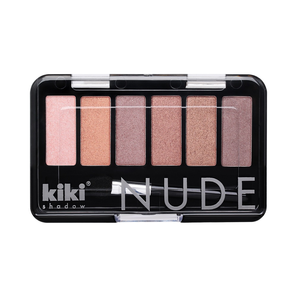 Тени для век Kiki Nude, 6 цветов, тон: 902, 2,76 г