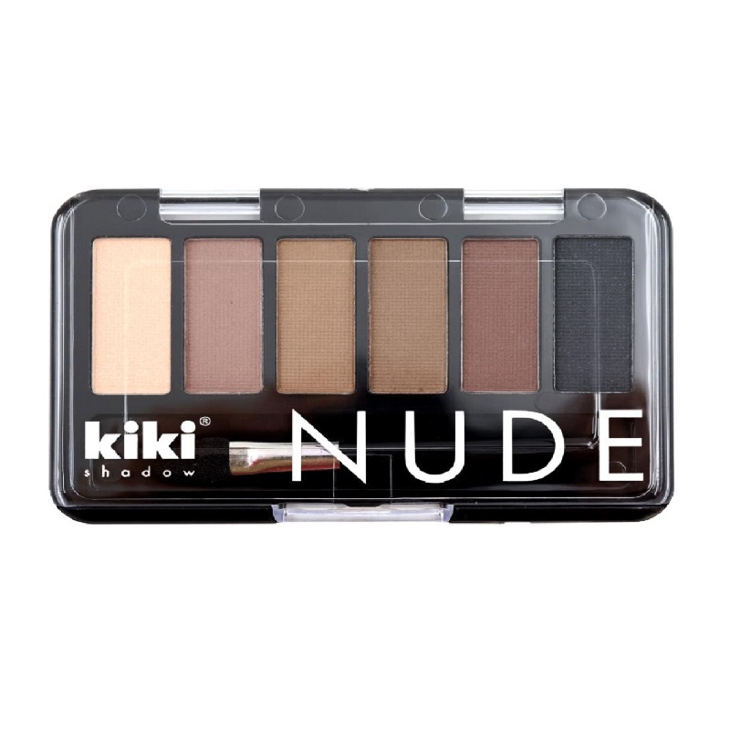 Тени для век Kiki Nude, 6 цветов, тон: 904, 24г