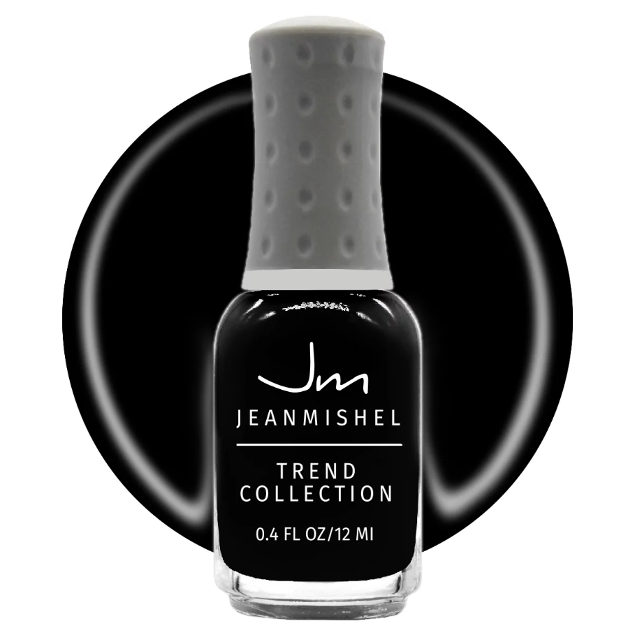 Лак для ногтей Jeanmishel, тон: 199 Черный, 12 мл