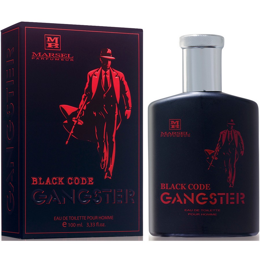 Туалетная вода мужская Marsel Gangster Black Code, 100мл
