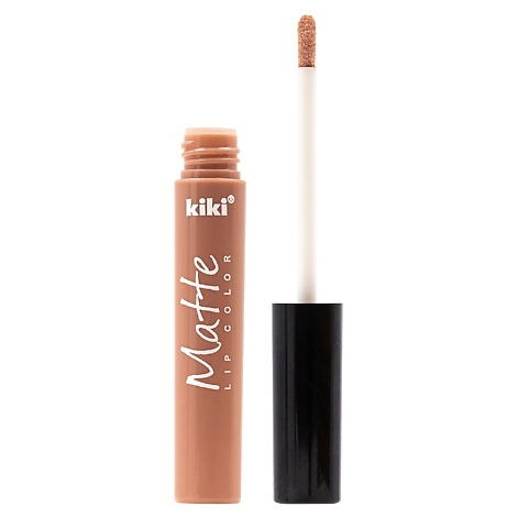 Помада губная жидкая Kiki Matte Lip Color, матовая, тон: 201 молочный шоколад, 2 мл