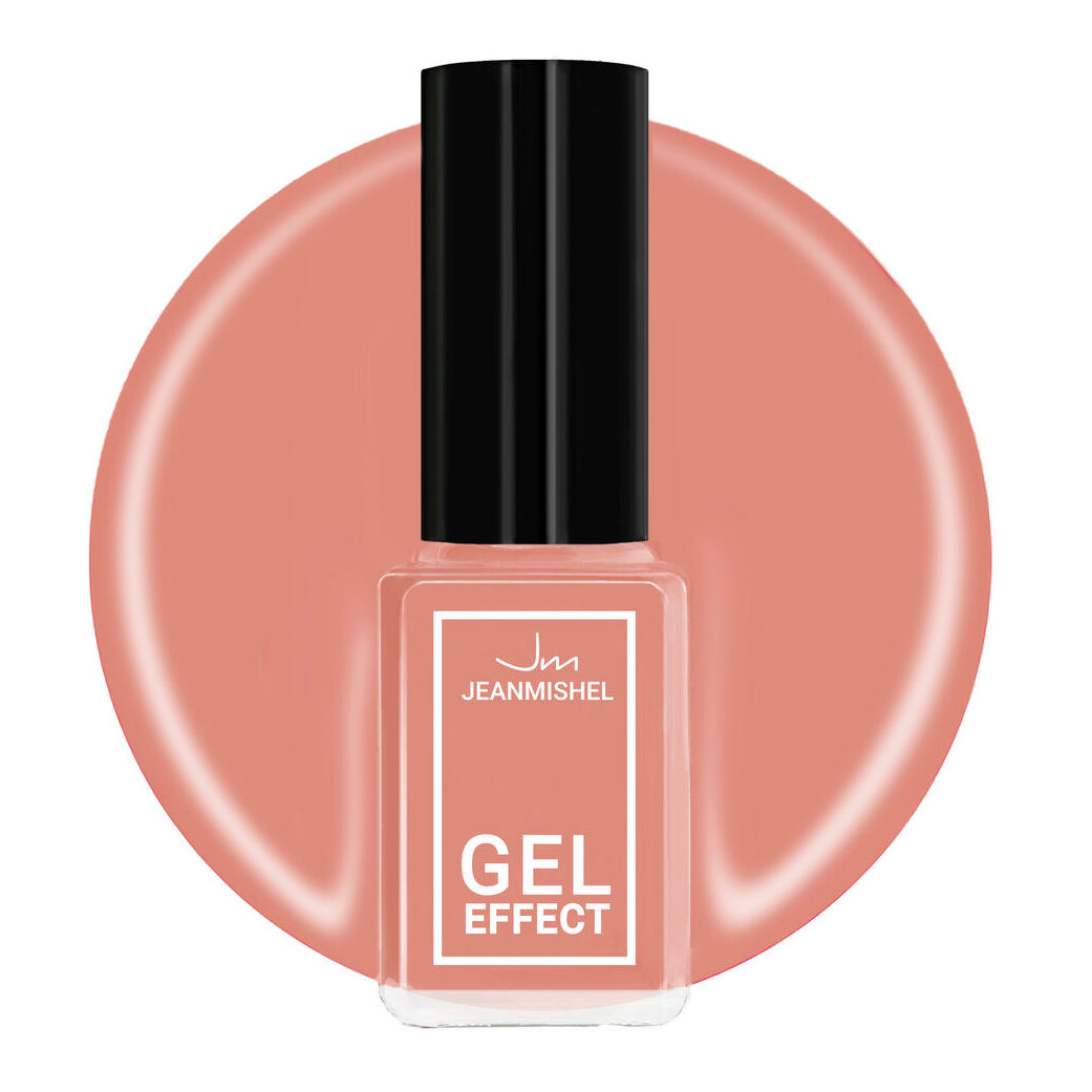 Лак для ногтей Jeanmishel Gel Effect, тон: 138 Розовый персик, 6 мл