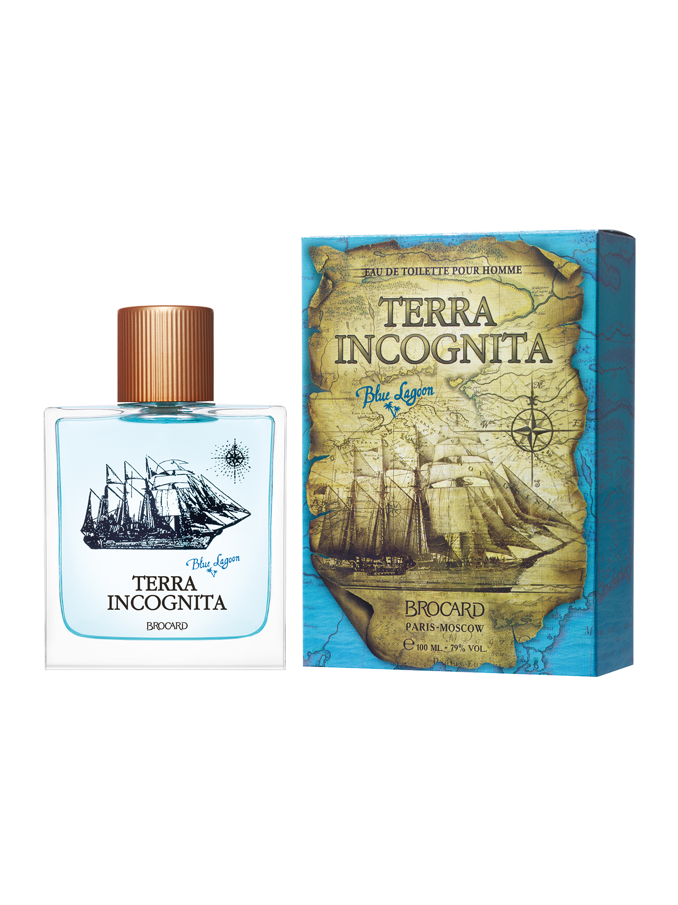 Туалетная вода мужская Terra Incognita Blue, 100мл