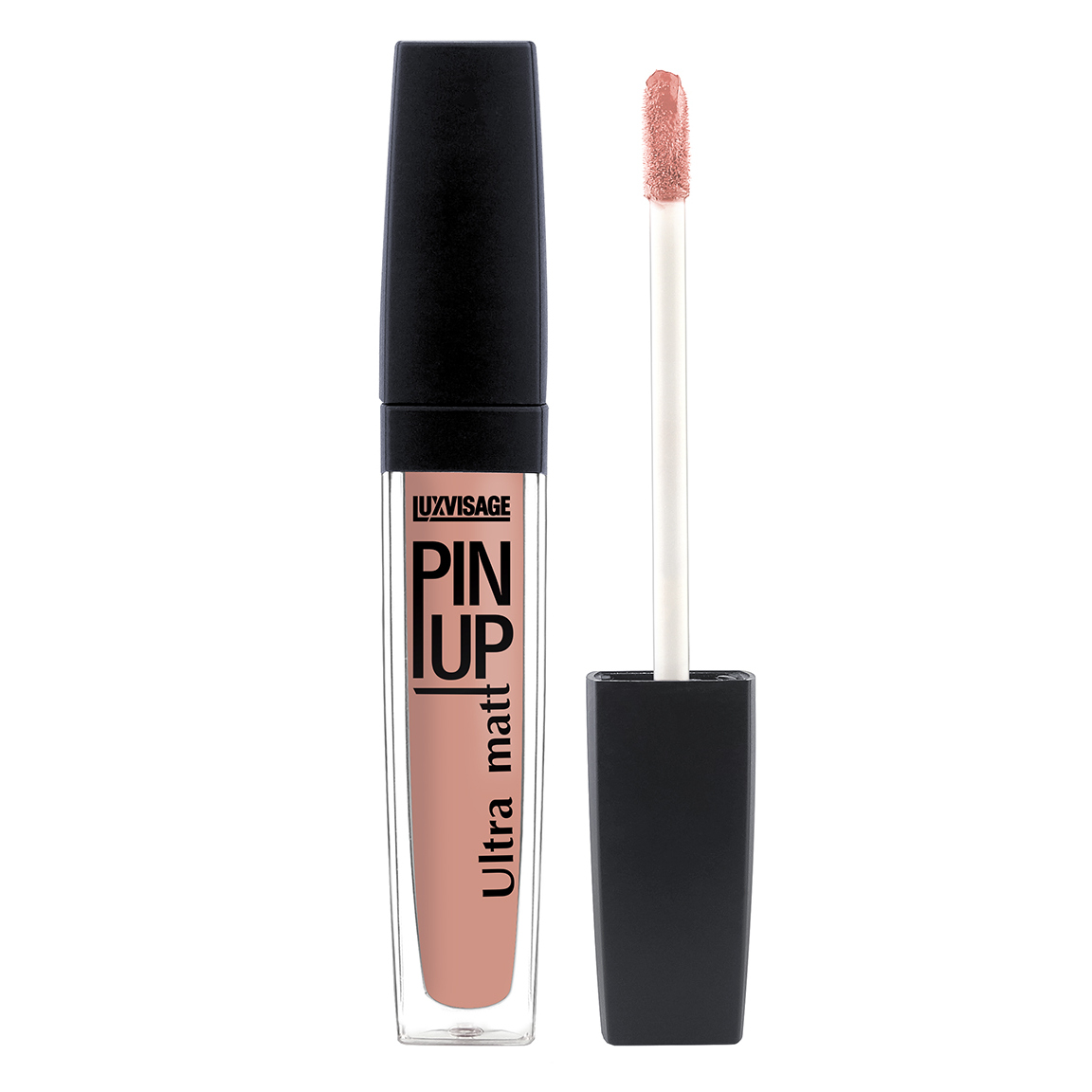 Блеск для губ Luxvisage Pin Up Ultra matt, тон: 20 Pink Sand, 5г