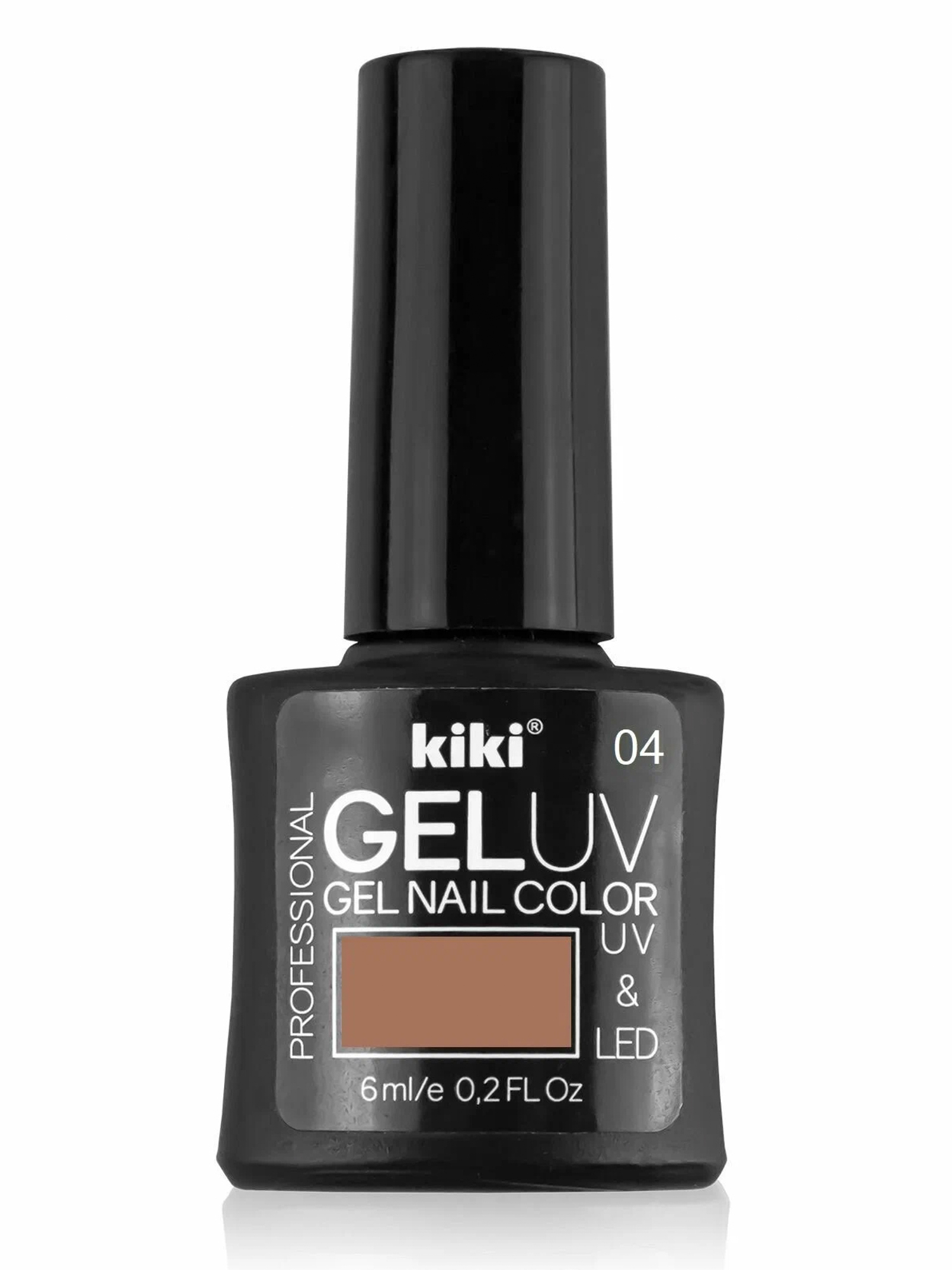 Гель-лак для ногтей Kiki Gel Nail Color Uv&Led, тон: 04 бежевый, 6мл