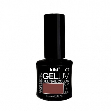 Гель-лак для ногтей GEL UV&LED, 07 (пыльная роза), Kiki