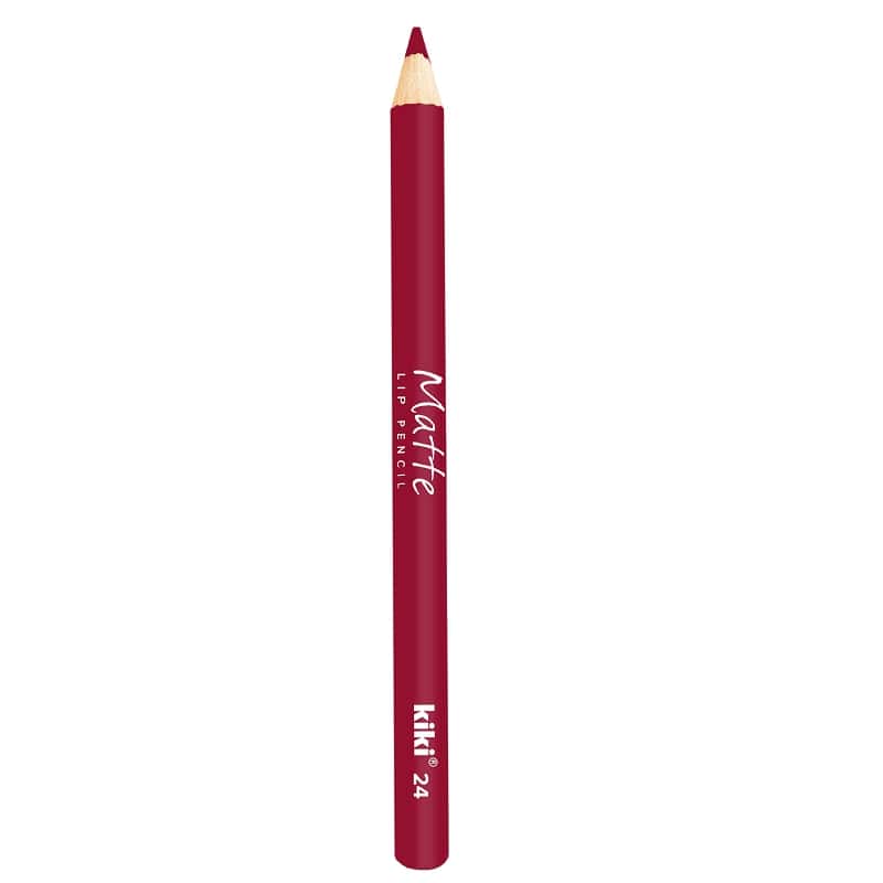 Карандаш для губ Kiki Matte, тон: 24 красный, 4г
