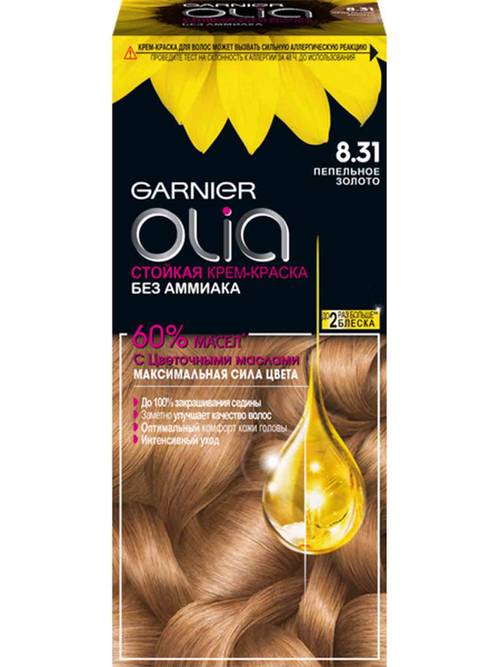 Garnier Olia Краска для волос 8.31 Пепельное золото