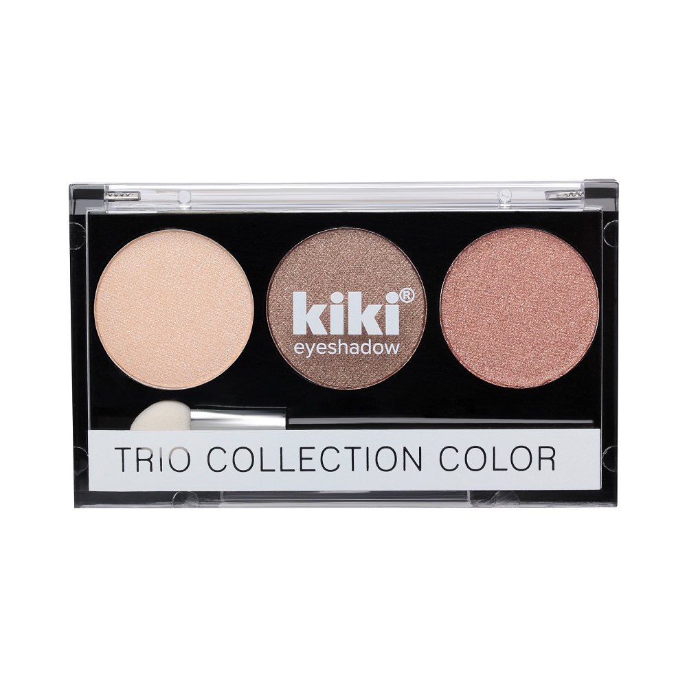Тени для век Kiki Trio Collection Color, тон: 102, 2.4 г