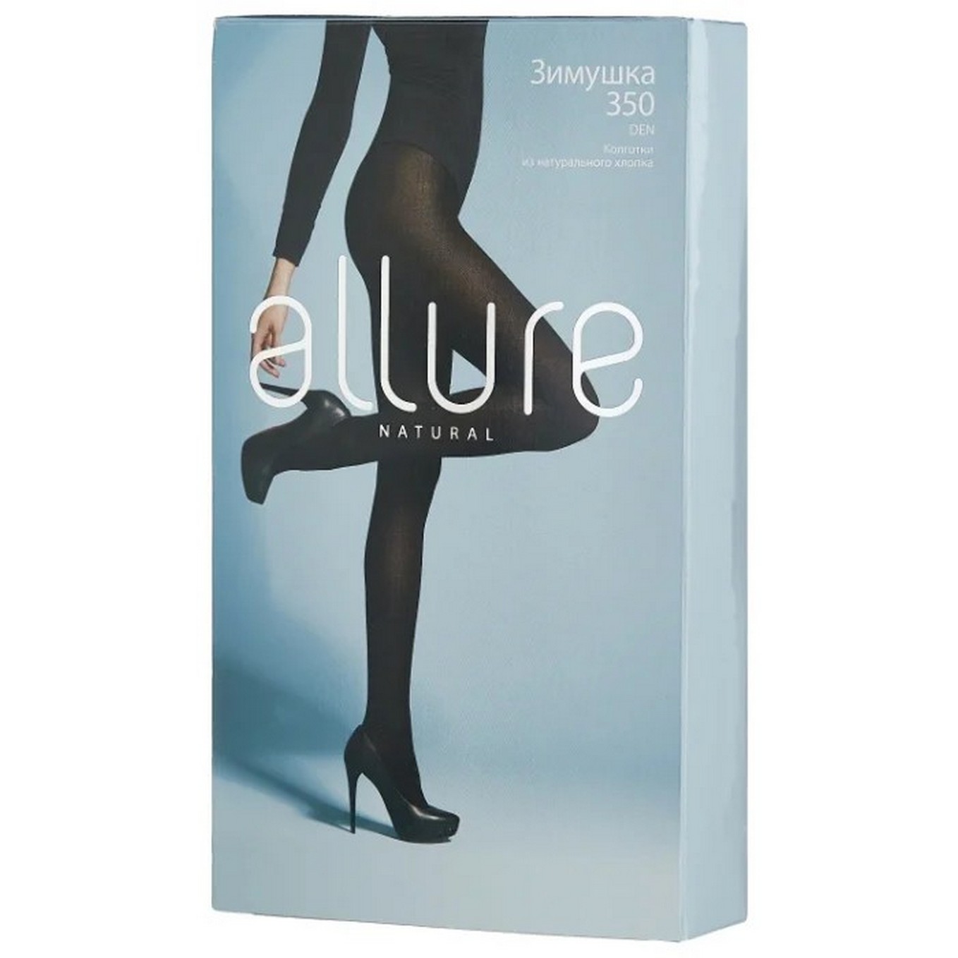 Колготки женские Allure Зимушка, 350 ден, размер: 4, цвет: nero